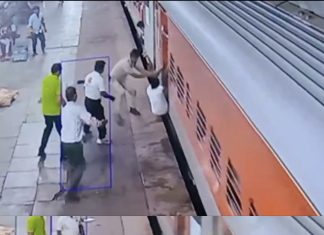 #Jhansi जब आरपीएफ कांस्टेबल बना देवदूत, यात्री की जान बचाई