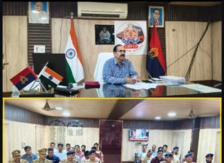 जीआरपी व आरपीएफ समन्वय से कार्य कर यात्रियों की सुरक्षा व सुविधा को सर्वोपरि रखे : एसपी जीआरपी