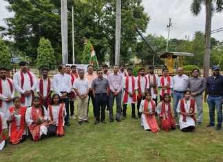 “हर घर तिरंगा” अभियान के अंतर्गत नुक्कड़ नाटक ने दिया राष्ट्रभक्ति का संदेश