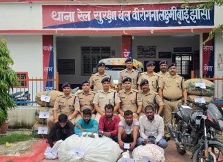 तमिलनाडु एक्सप्रेस के ब्रेक वैन से गिराए इलायची के बोरे व दो अन्य चोरियों का माल बरामद