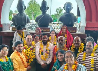 रामेश्वर धाम से श्रीमद भागवत कथा श्रवण कर लौटा भक्त मंडल