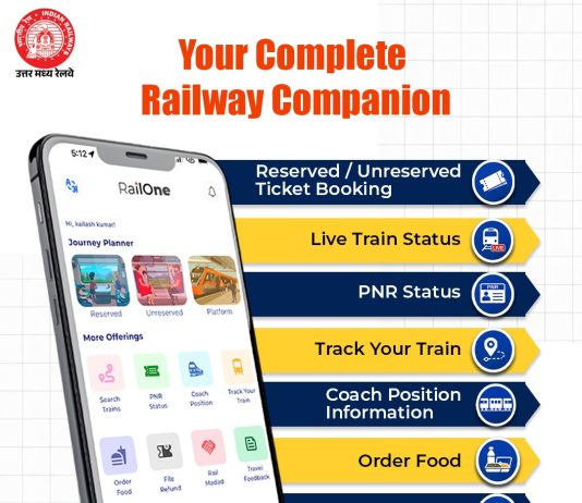 RailOne ऐप से आसान हुई रेल यात्रा