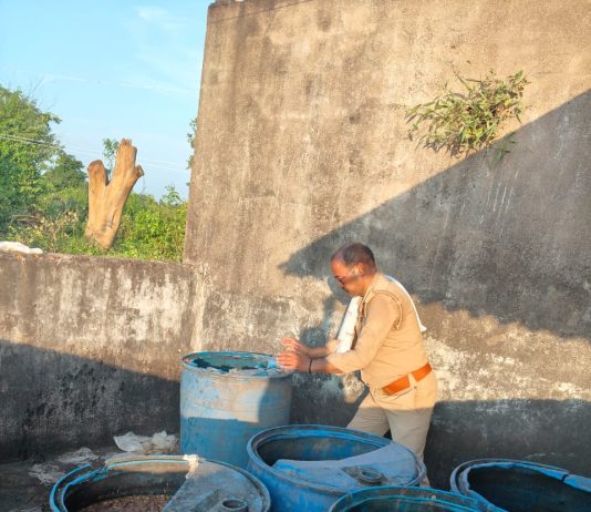 अवैध शराब के विरुद्ध अभियान में 570 लीटर अवैध शराब बरामद