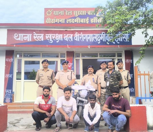 एसी लोको की चोरी ट्रैक्शन मोटर केबल बरामद, 2 चोर व 2 कबाड़ी गिरफ्तार