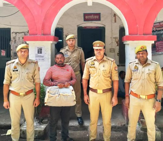 चोरी के माल सहित शातिर चोर जीआरपी के हत्थे चढ़ा