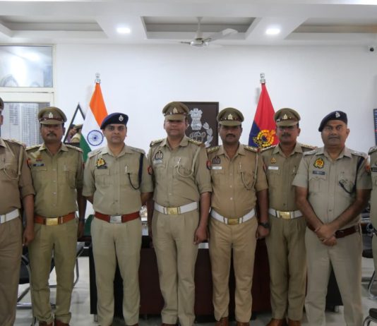 झांसी ट्रेफिक पुलिस में प्रौन्नति : 5 एस आई बने इंस्पेक्टर