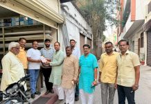 भाजपा ने घर-घर जनसंपर्क कर राठौर के पक्ष में मतदान की अपील की