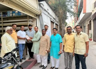 भाजपा ने घर-घर जनसंपर्क कर राठौर के पक्ष में मतदान की अपील की