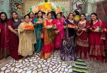 करवा चौथ पर वैष्णो माता मंदिर में विशेष पूजा