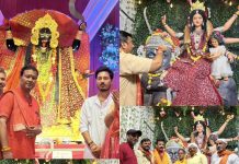 दुर्गा पंडालों में मुख्य अतिथि के रूप में पहुंचे डॉ. संदीप सरावगी