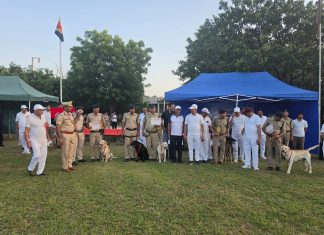आरपीएफ उमरे की अन्तर मंडलीय स्पर्धा में डाग शो ने रोमांचित किया